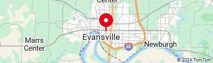 Map of www.evansville.in.gov